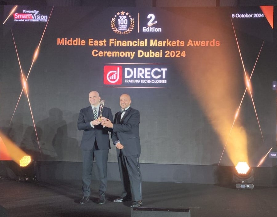 Direct Trading Technologies Celebrates Triple Honors at Middle East Financial Markets Awards 2024